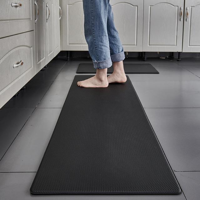 Pvc Kitchen Leather Carpet Waterproof And Oil -Proof Dining Room Long Floor Mat Home Balcony Corridor Living Room Decor Door Mats