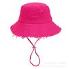 French Bucket Hat Women's Foldable Retro Versatile Travel Edging Sun Hat Temperament Shows Washbasin Hat Tide