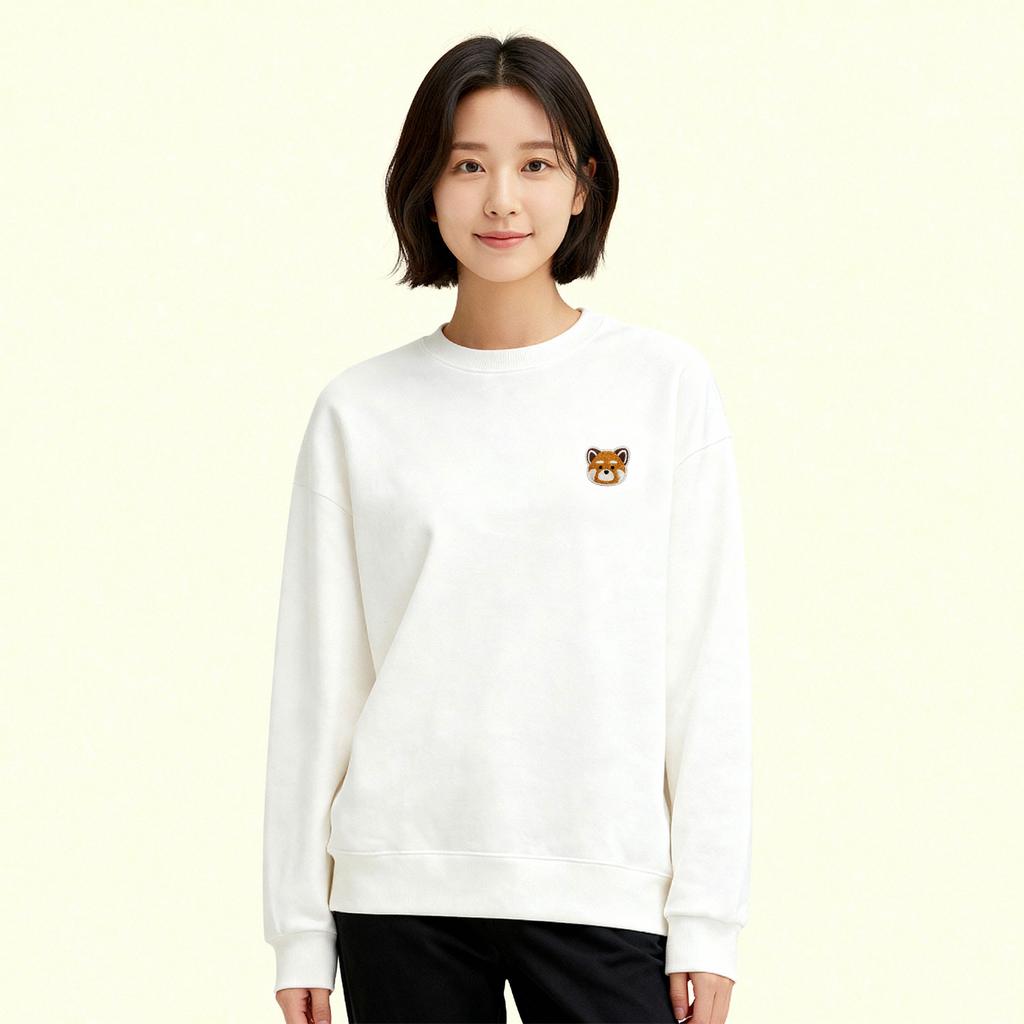 OKSTAR Red Panda Embroidered Double-Sided Sweatshirt (Type C)