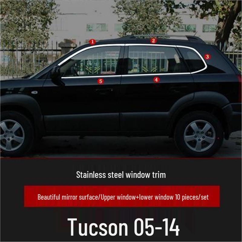 Modern Tucson Stainless Steel Window Trim Decorative Strip