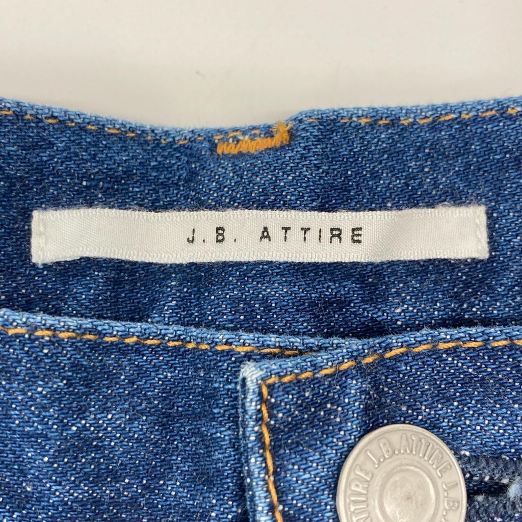 J.B.ATTIRE JBS-2402 Faded Blue Cotton Zip Fly Straight Denim Pants Bottoms 1 blueUsed