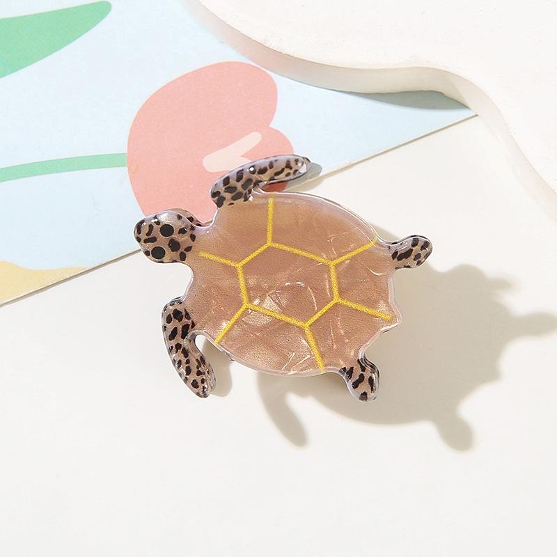 Presilha de Garra de Acetato de Animal Marinho Fofo: Concha, Golfinho, Estrela-do-mar, Design de Cachorrinho