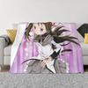 Puella Magi Madoka Magica - Akemi Homura Throw Blanket Throw Blanket for Sofa Blanket For Sofa Christmas Decoration