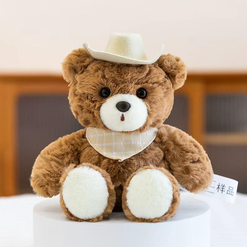 Plush Toy New Teddy Bear Doll Bear Doll Palm Treasure Table Companion Doll