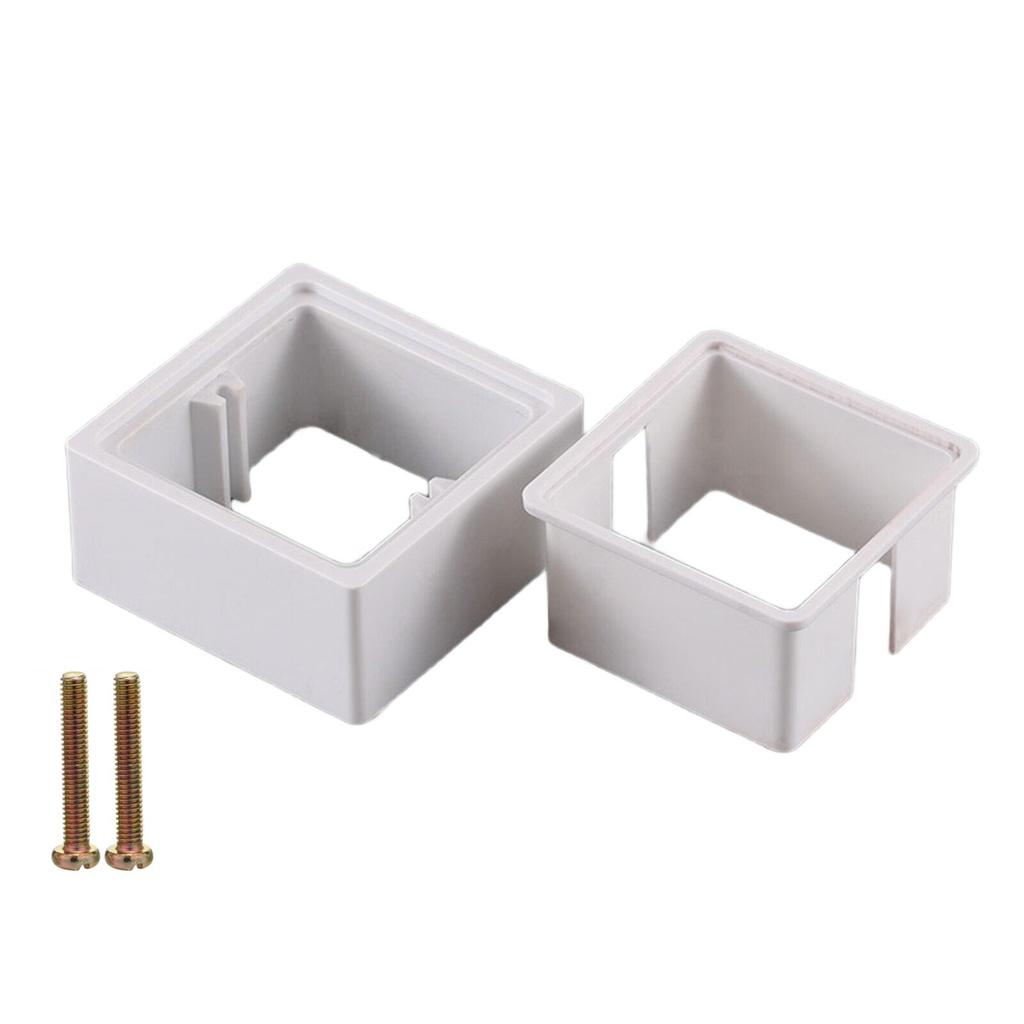 Electric Box Extender with Screws Single Socket Spacer Single Gang Receptacle Outlet Box Extenders Easy To Use