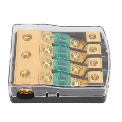 Mini ANL Fuse Holder 0 2 4 Gauge In 4 6 8 Gauge Out 60 Amp Fuse Distribution Block for Car Truck