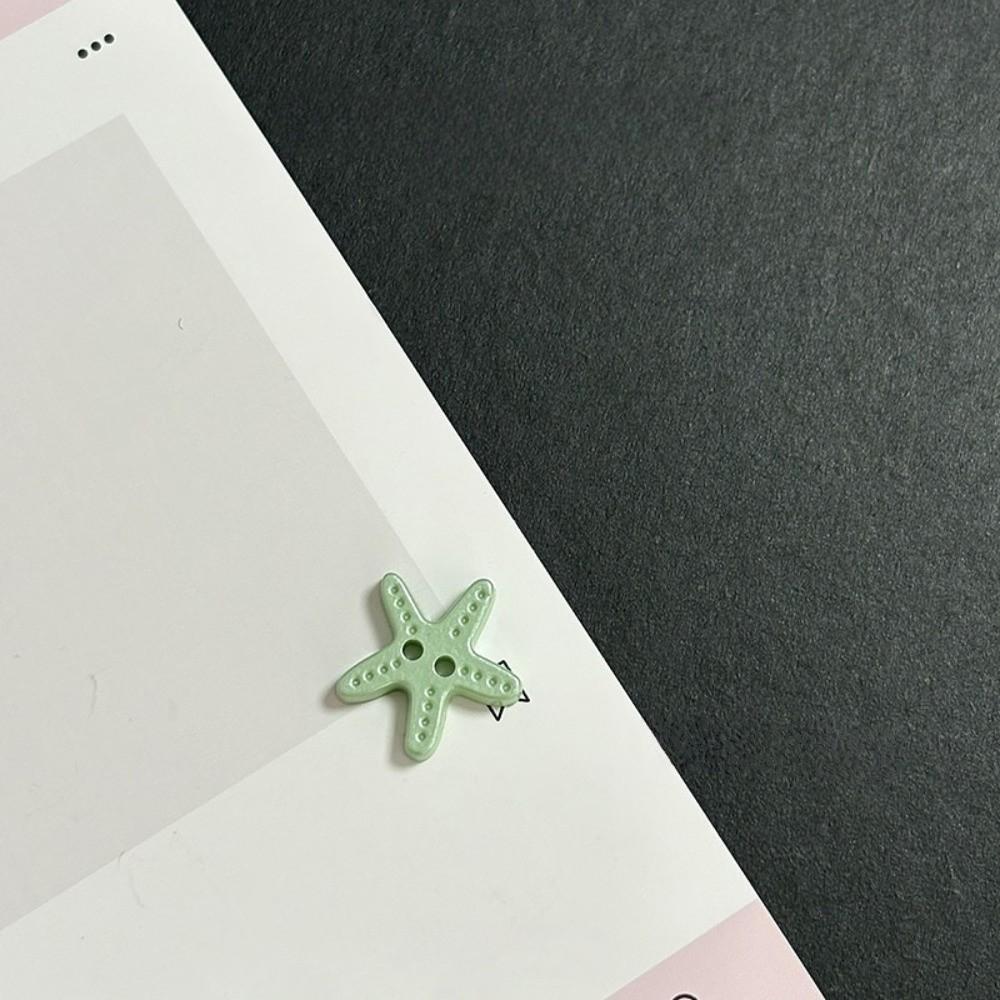 40pcs Cute Starfish Buttons Creative DIY Buttons Decorative Imitation Shell Buttons  Clothing Coat