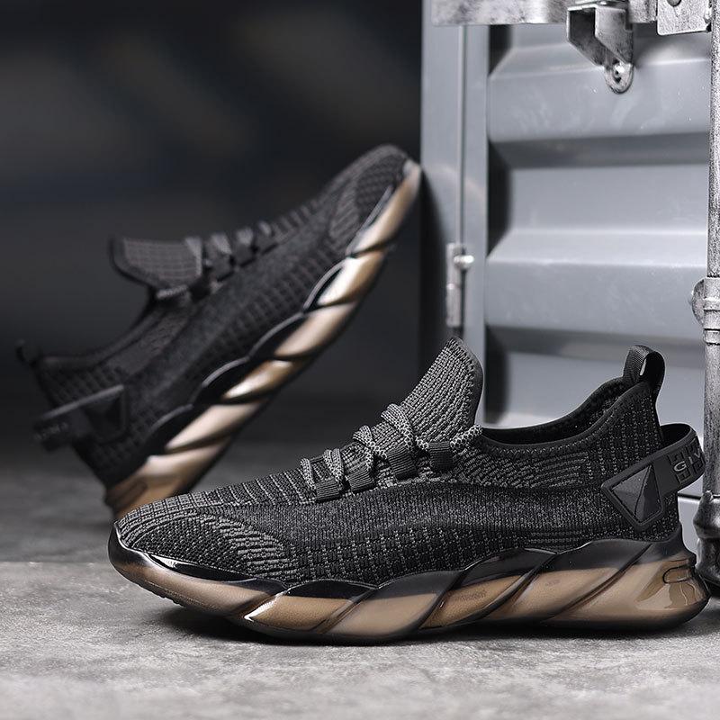 Men's shoes summer 2025 new breathable fly-woven mesh shoes coconut shoes sports versatile casual shoes men's tide