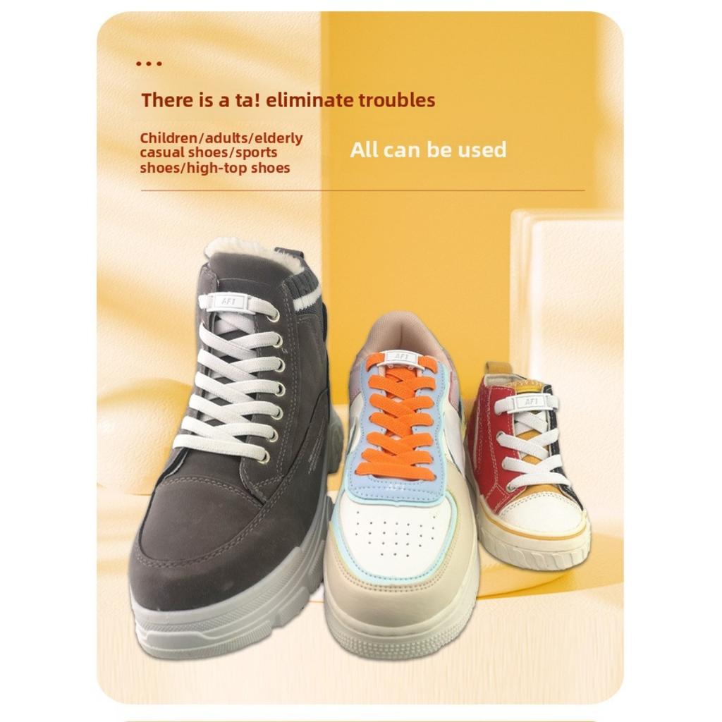 Leniwe sznurówki, Zakrzywione ząbki, Elastyczna klamra, Bez wiązania, Bez sznurowania, Elastyczne akcesoria do butów