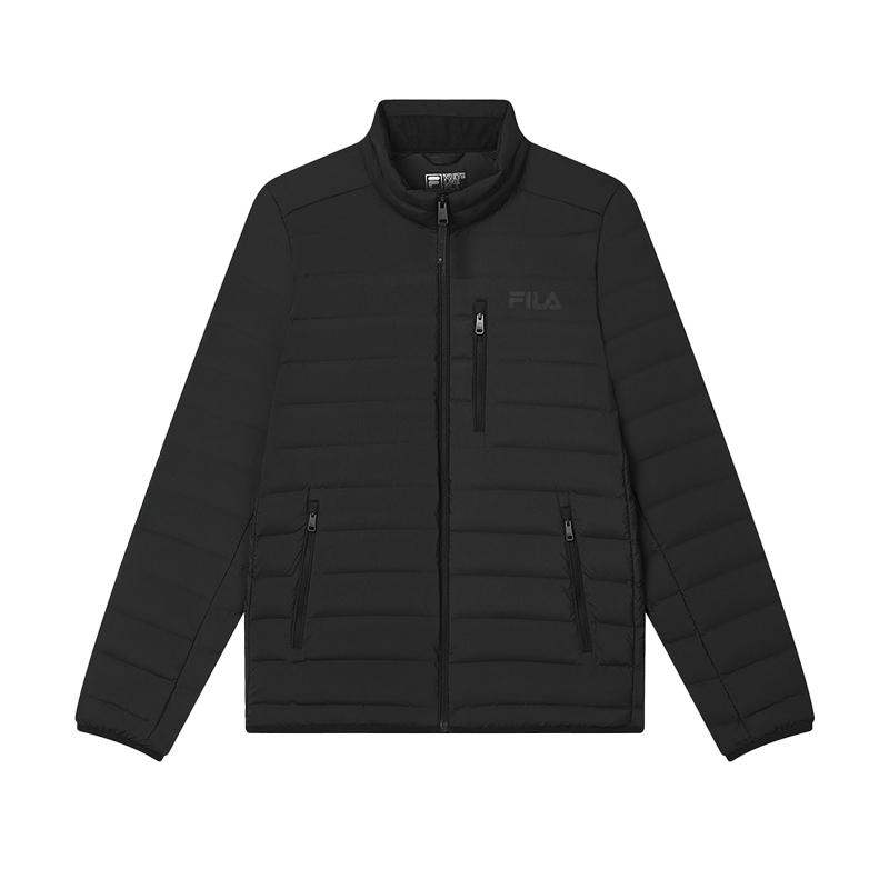 New FILA Down Jackets Men's Jet Black F11M448916F-BK