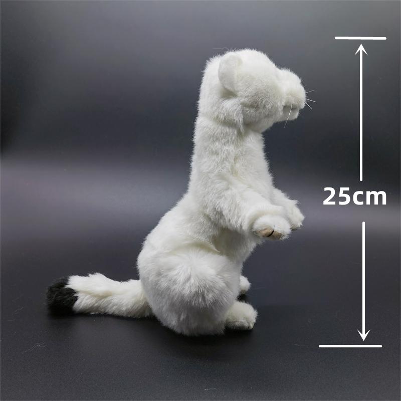 Ferret High Fidelity Cute Mink Stoat Plush Toys Animals Simulation Stuffed Doll Toy Gifts For Kids