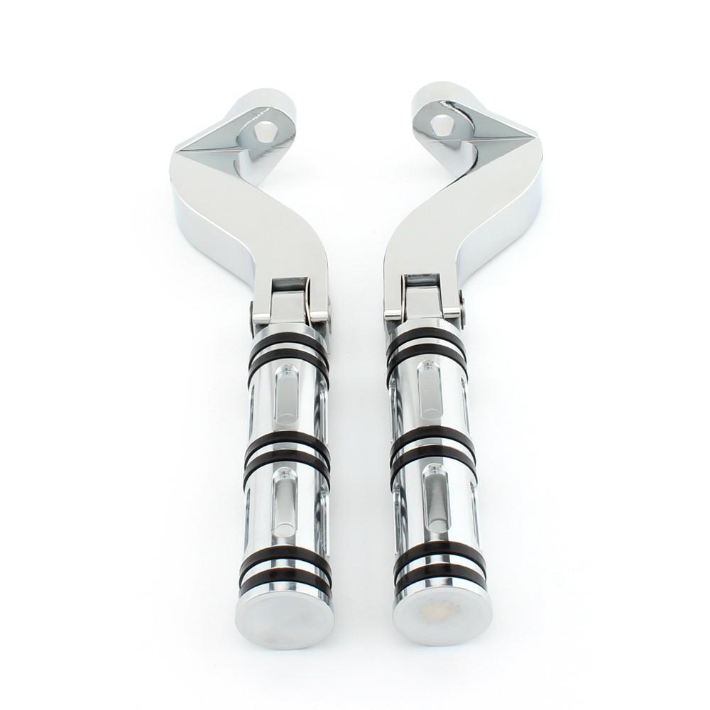 Durable Black Rear Passenger Footpeg Bracket For Harley Davidson Motorcycles