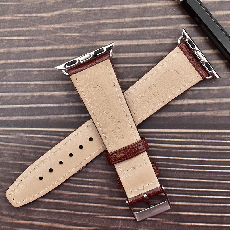 French Goatskin, All-Inclusive Edge Iwatch12345 Generation Leather Watch With Dongguan