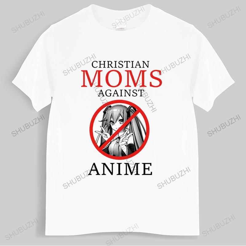 

new arrived Christian Moms Against Anime Comfortabled Couple Tees Hip Hop T-Shirts Streetwears Unsiex Clothes New Clothing 4XL