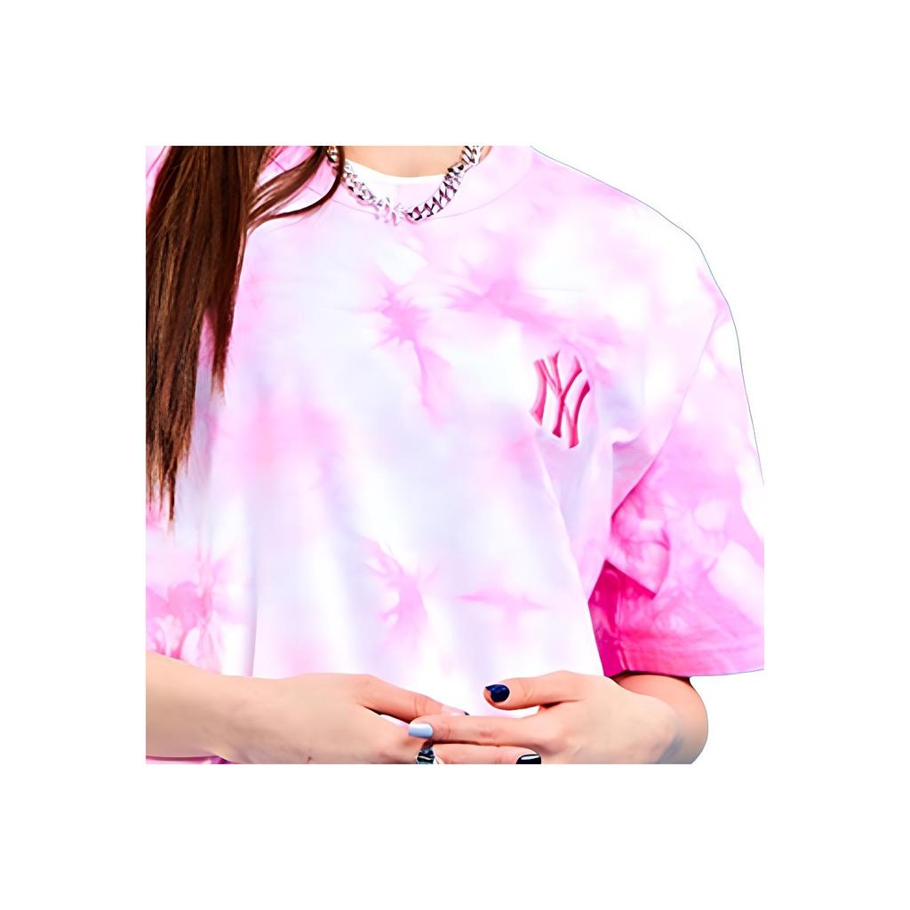New MLB Set-in Sleeve T-Shirt Unisex Pink 3ATS40023-K0001