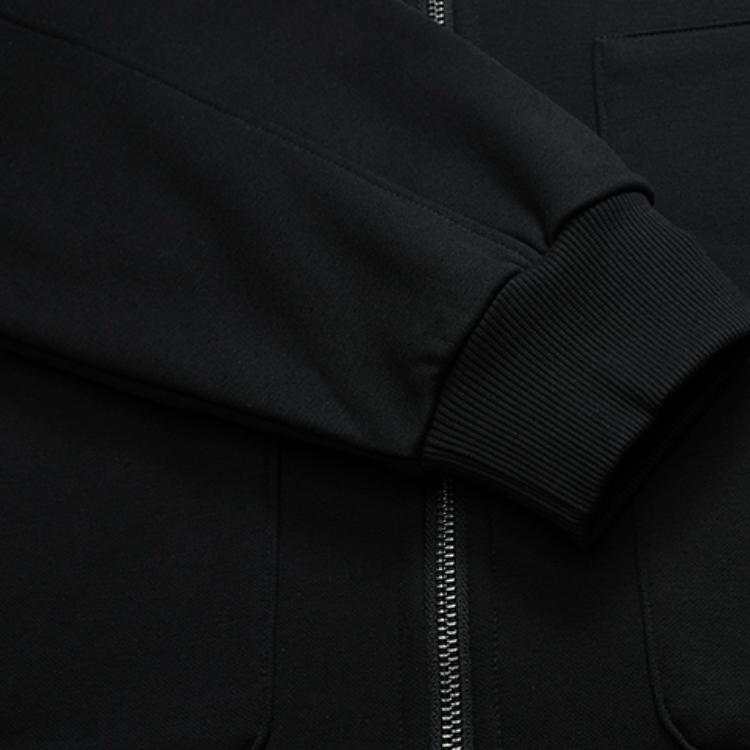 Fila Sports Leisure Knitted Hooded Jacket Women Jackets Black F51W148599FBK