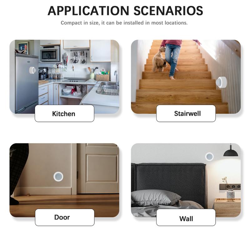 Tuya Zigbee PIR Motion Sensor Human Detection Smart Home Security Detector Works with Alexa Google Home фото