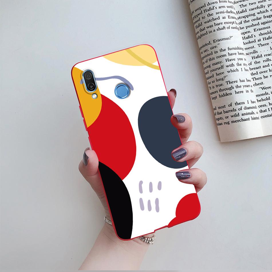 For Honor Play Case COR-L29 COR-L09 Phone Cover Stylish Flower Soft Silicone Matte Case Fundas For Honor Play Shockproof Bumper