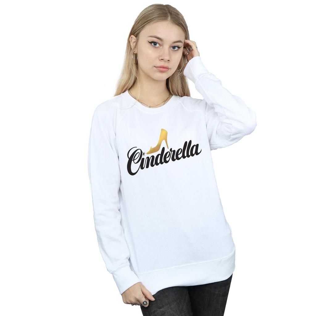 Disney Womens/Ladies Cinderella Shoe Logo Sweatshirt