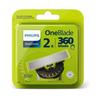 Philips - lot de 2 lames rasoir pour rasoir tondeuse oneblade - qp420.50