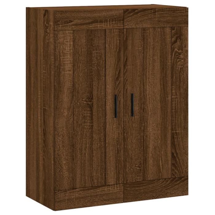 VidaXL Armoire murale chêne marron 69,5x34x90 cm bois d'ingénierie 830403