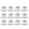 12PCS NonSlip Tire 4mm Lock Nut for Axial Traxxas TRX4 TRX6 SCX10 110 RC Model Car(Silver )