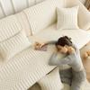 Retro Autumn and Winter Sofa Cushion Plush Simple Thickened Warm Cushion Cover Four Seasons Sofa Cover