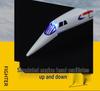 Kaiwei 1:168 Concorde Supersonic Passenger Jet Model with Sound and Light.
