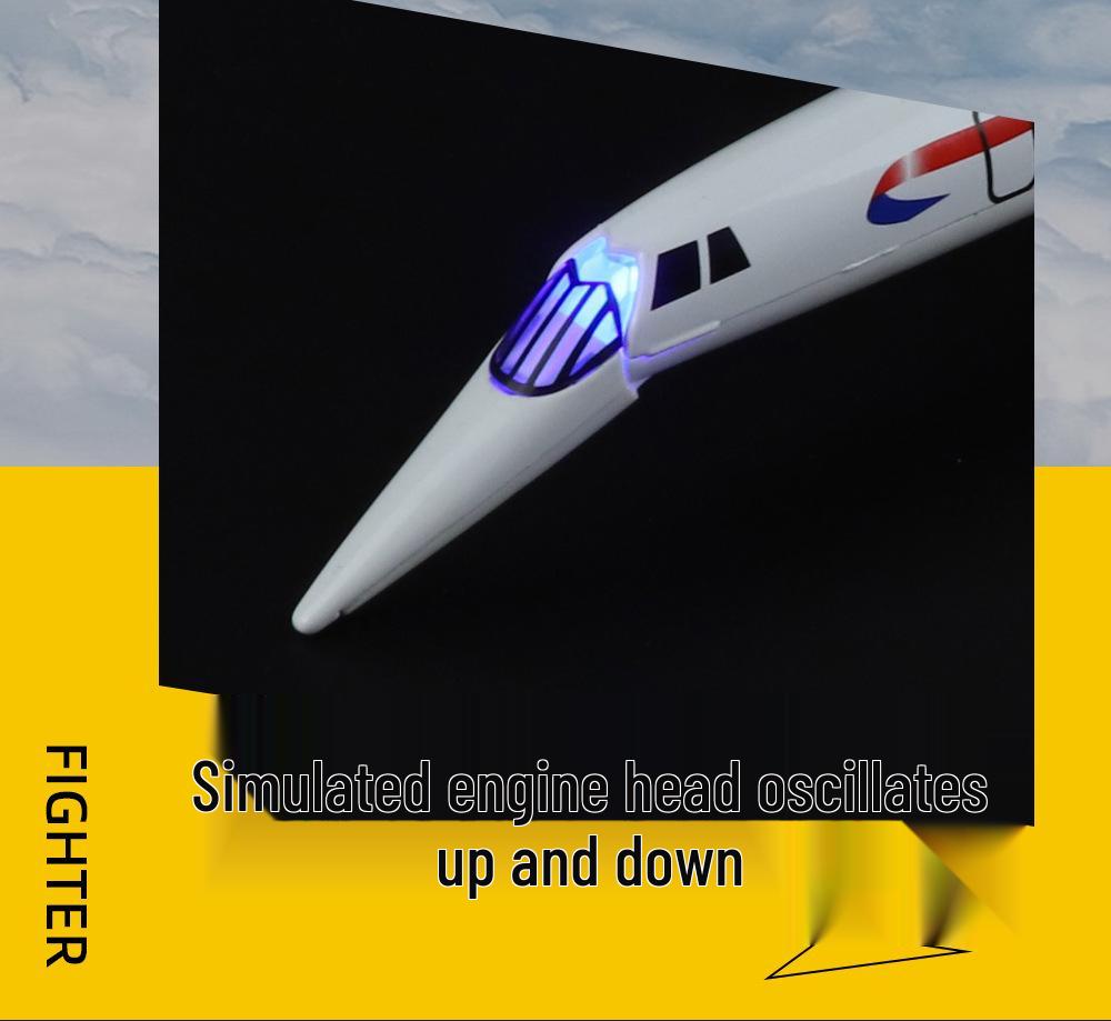 Kaiwei 1:168 Concorde Supersonic Passenger Jet Model with Sound and Light.