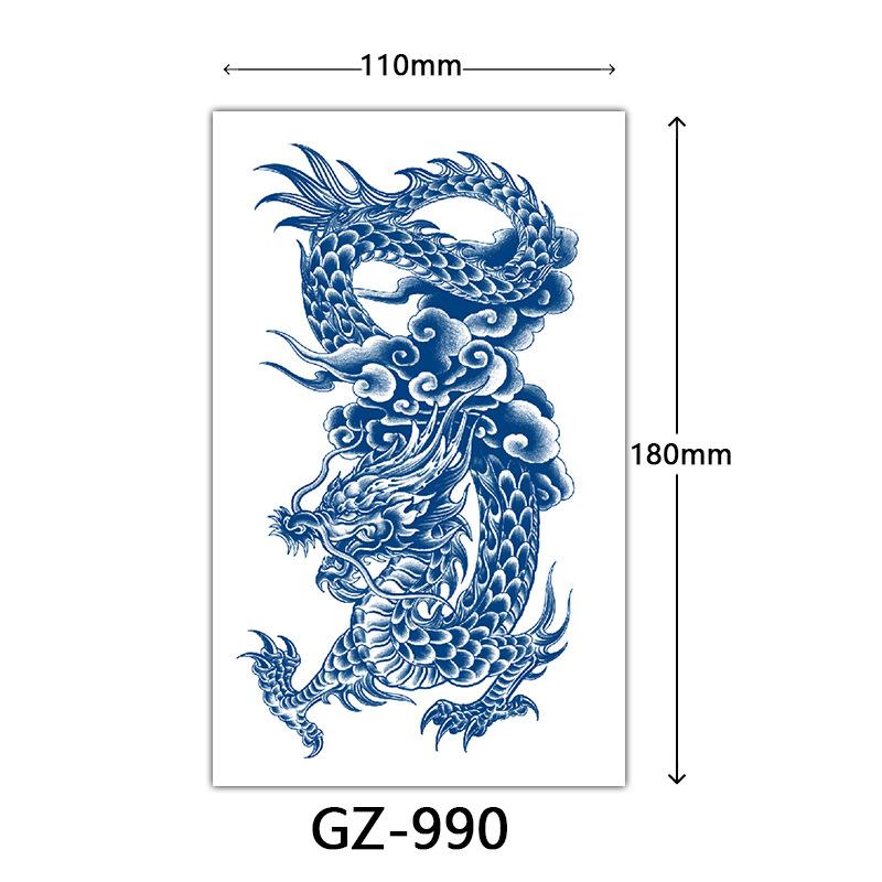 Juice Tattoo Stickers, Herbal Tattoo Stickers, Semi-Permanent English Letter Tattoo Stickers Tattoo