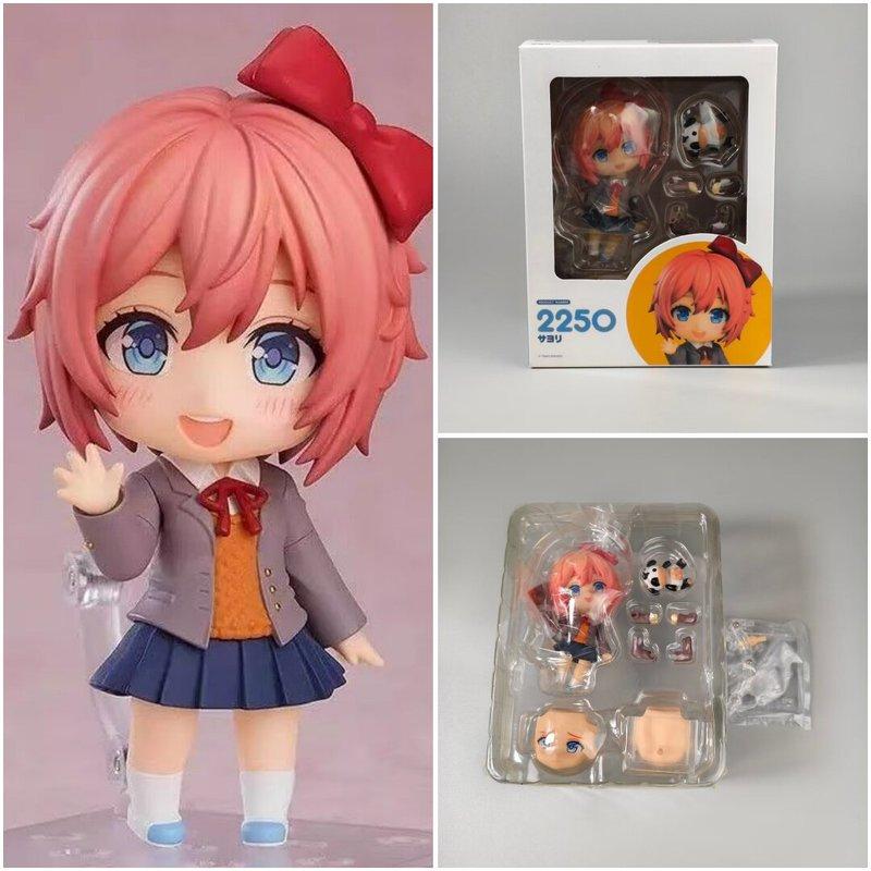 10CM Doki Doki Literature Club Chibi Nendoroid Set Cute Anime Articulated Action Figure Model Desktop Ornament Trendy Toys Gift