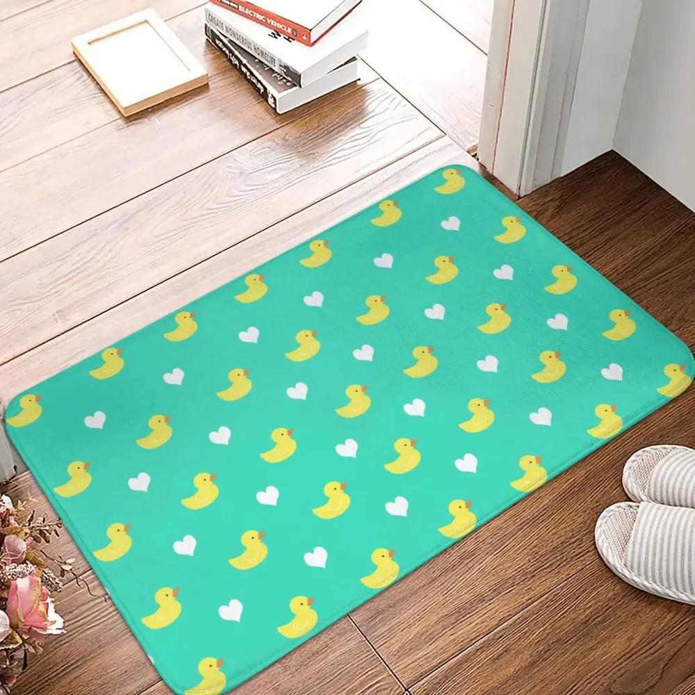 Rubber Duck Bathroom Mat Yellow Cartoon Doormat Kitchen Carpet Balcony Rug Bedroom Floor Mat Entrance Door Mat Home Decor