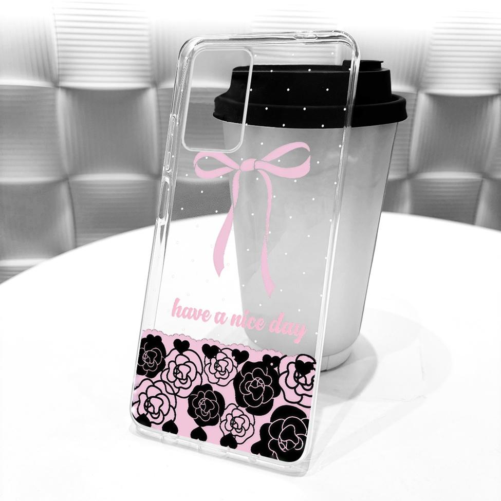 Transparent For Samsung Galaxy A72 4G Case Cute Fashion Flowers Funny Painted Casing For Samsung A72 4G SM-A725M SM-A725F Cover