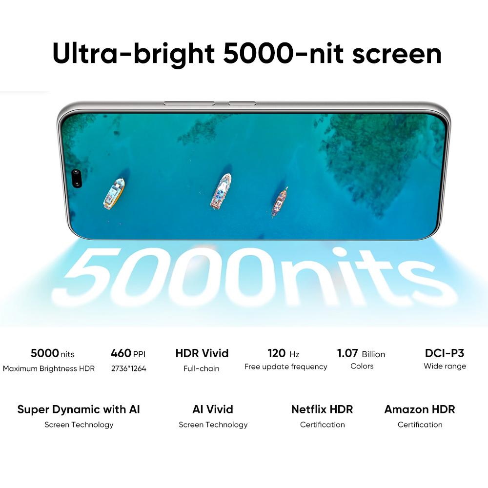 Honor 400 6.55" AMOLED Snapdragon 7 Gen 3 Cámara de 200MP OIS 5300mAh Carga Rápida de 100W IP66 Versión Europa Occidental