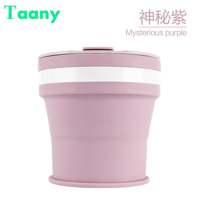 Collapsible Silicone Coffee Mugs, Travel Cup, Folding Water Cups, BPA Free, Food Grade, Drinking Ware Mug, Tea Cups, 350ml