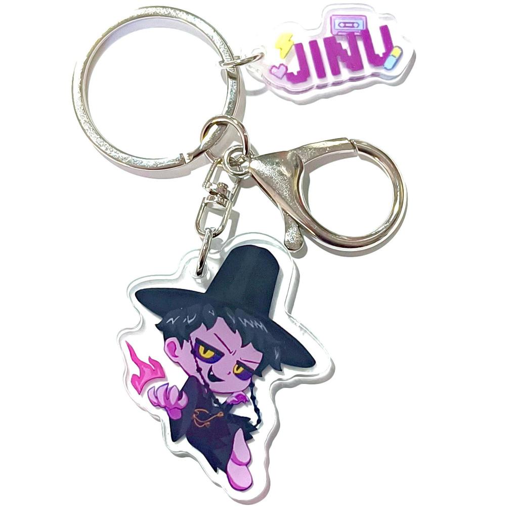 Kpop Demon Hunter Girl Group Keychain: Lumi, Zoe, Mira & Qin Yu Cute Acrylic Schoolbag Pendant