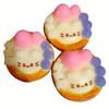 Fingertip Egg Tart Squishy Pinching Slow Rebound Toy Kids Adults Sensory Fidget Ball  For Students