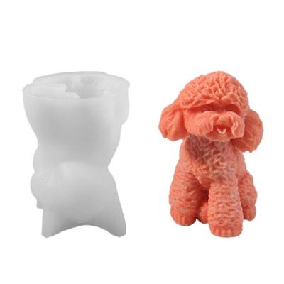 Versatile Dog Wax Candle Mold Home Crafting Dog Silicone Candle Mold Delicate Gift for DIY Hobbyists