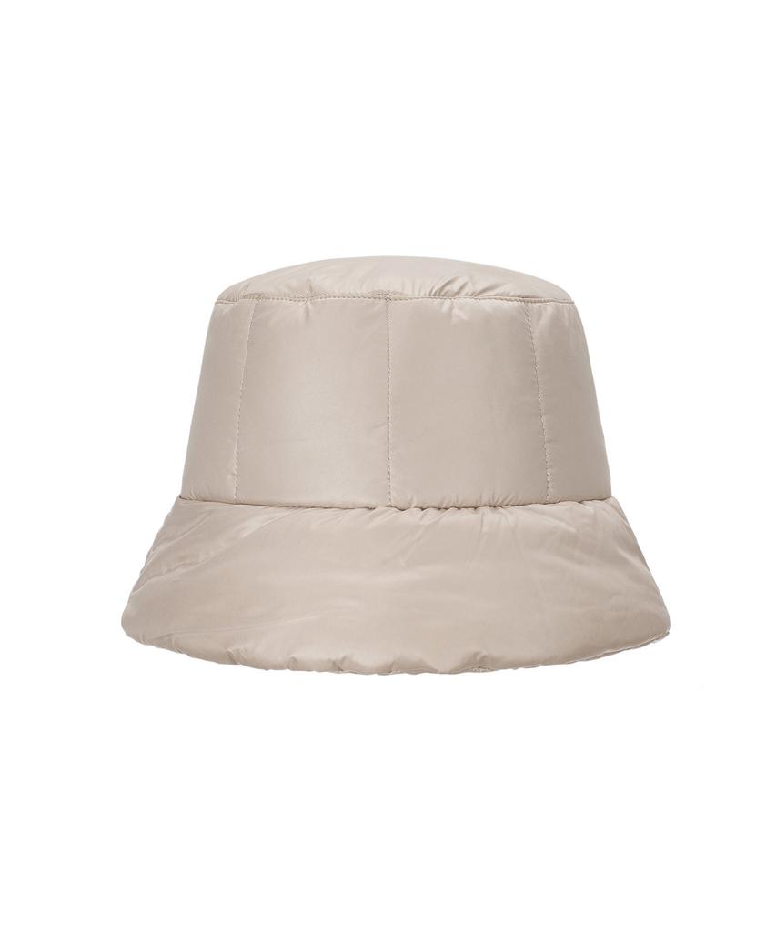 Bajal Va Square Padded Bucket Hat Beige