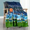 Manchester City Customize Your Name Blanket Lightweight Customizable Blanket Ultra-Soft Suitable for Bedding Picnics Office Chair Office All-Season Us