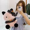 New Miss Meow Cat Doll Doll Plush Toy Scratcher Doll Black and White Kt Cat Birthday Gift Rag Doll