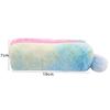 For Marker Plush Pencil Case Gradient Girl Organizer Pouch Stationery Pouch