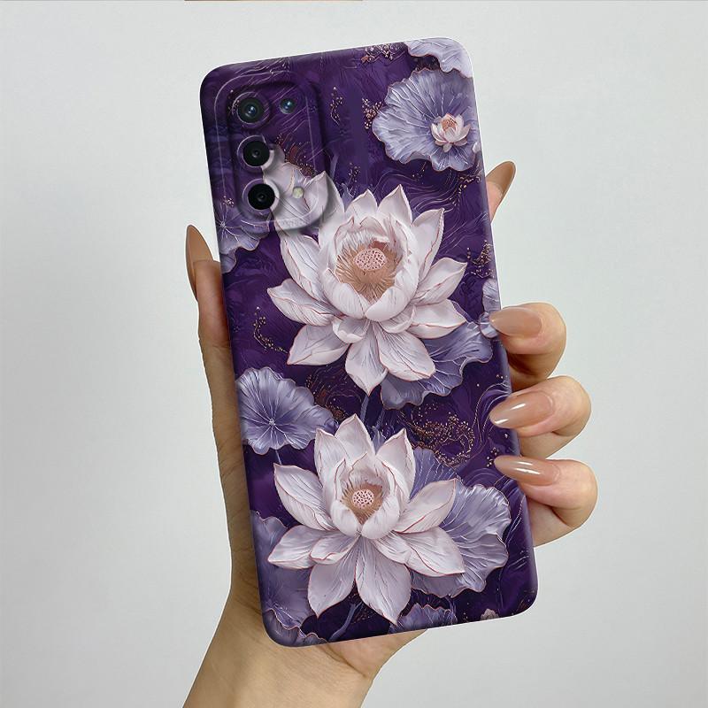 For OPPO A74 5G A54 5G Case A93 5G Capa Silicone Soft Phone Funda CPH2197 CPH2195 CPH2263 Painted Printed Protective Back Cover