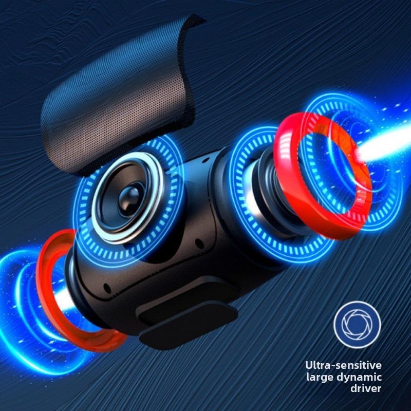 Portable Speaker Wireless Bluetooth Speakers with 5.3 Stereo FM/SD/USB Disk/Aux Modes Waterproof for Outdoor Hifi Sound