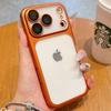 Luxury Frosted Transparent Plating Candy Matte Phone Case For iPhone 17 16 15 14 13 Pro Max 17 Air Shockproof Bumper Cases Cover