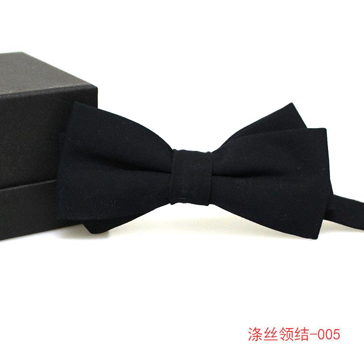 Simple Solid Color Suit Bow Tie, Best Man Wedding Bow Tie, Men'S Suit Collar