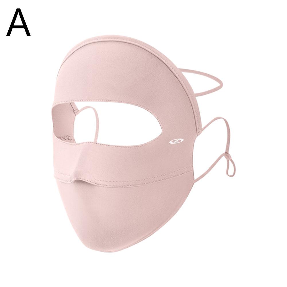 Breathable All-Round UV Protection Face Mask Ice Silk Sun Shield For Cycling Outdoor Activities Beach/Swimming Protection
