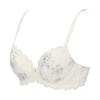 Triumph Red Label by Triumph 0100 10215407 Underwire Bra with Pads for Beautiful Cleavage and Flattering D85 M015 Sides, (White)