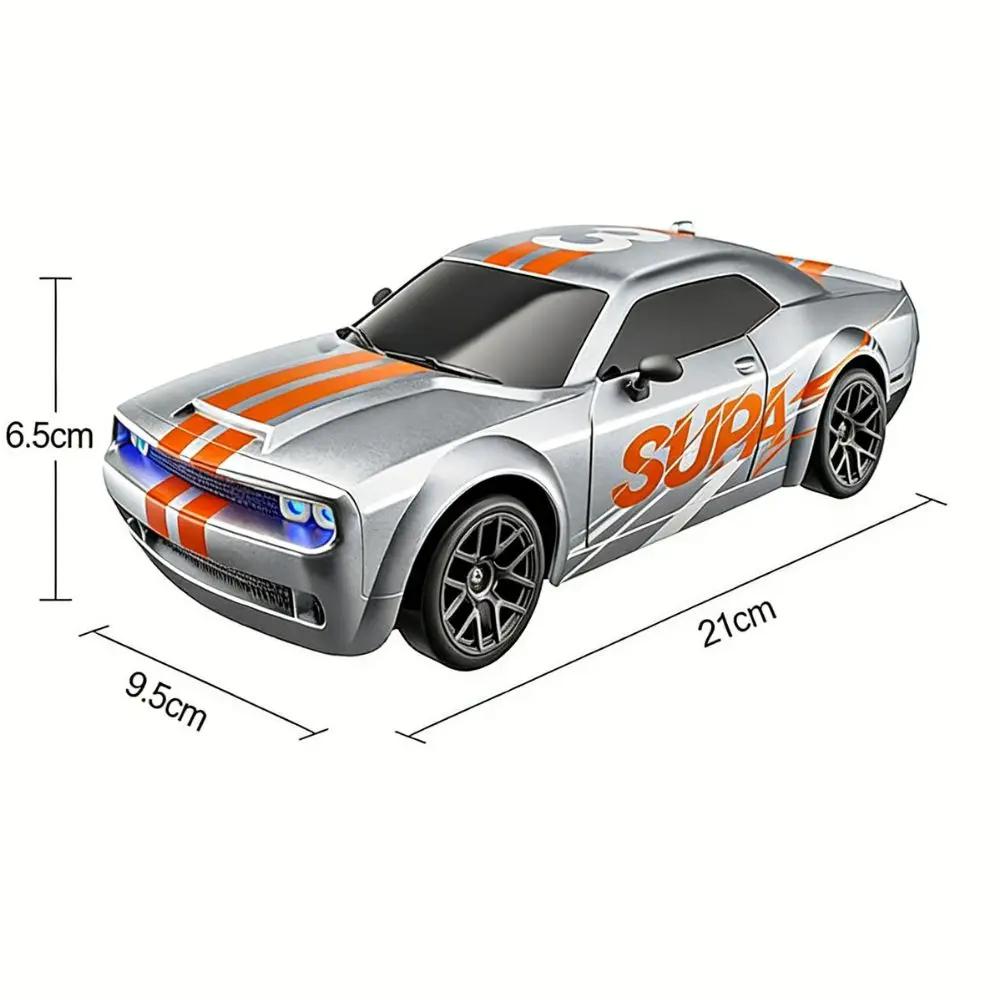 

KAVOWORLD Collection Level Remote Control Car 2.4Ghz RC Drift Car with LED Lights Vehicle Muscle Car Toys Gifts for Kids Boys