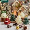 Handmade Christmas Tree Scented Candle Atmospheric Wedding Souvenir Gift Bulk New Condition Paraffin Wax Cotton Wick